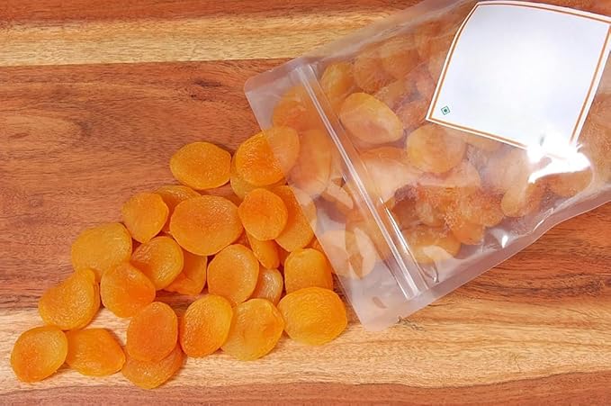 Generic Dried Premium Turkish Apricots Vegan Sun Dried Apricots | Gluten Free &amp Sodium Free | Add in your Healthy Recipes -200 gm