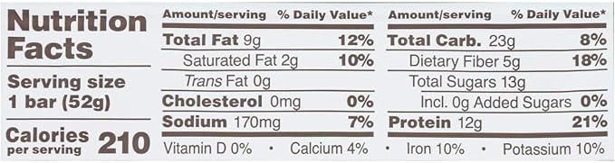 RX Bar Protein Bar Coconut Chocolate 1.83 Ounce (Pack of 12)