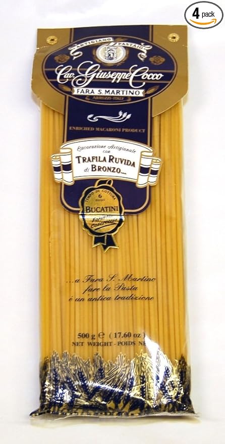 Cav. Giuseppe Cocco - Bucatini (Perciatelli) N. A43 (4)- 17.6 oz. Packages