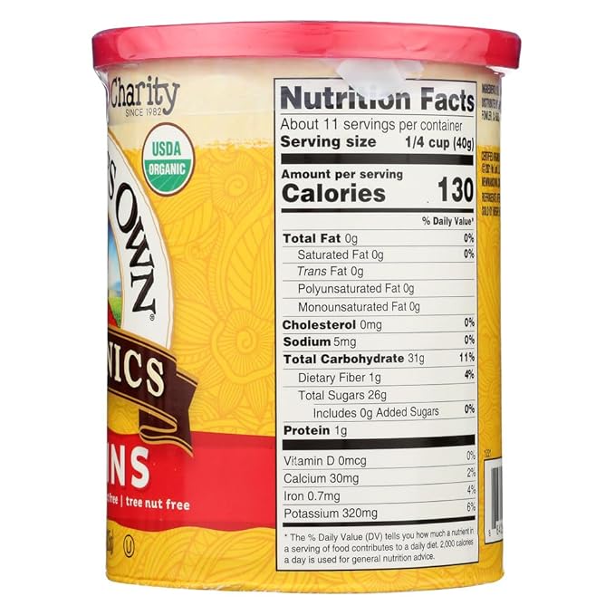 NEWMANS OWN ORGANIC RAISINS ORG CAN 15 OZ PK- 12