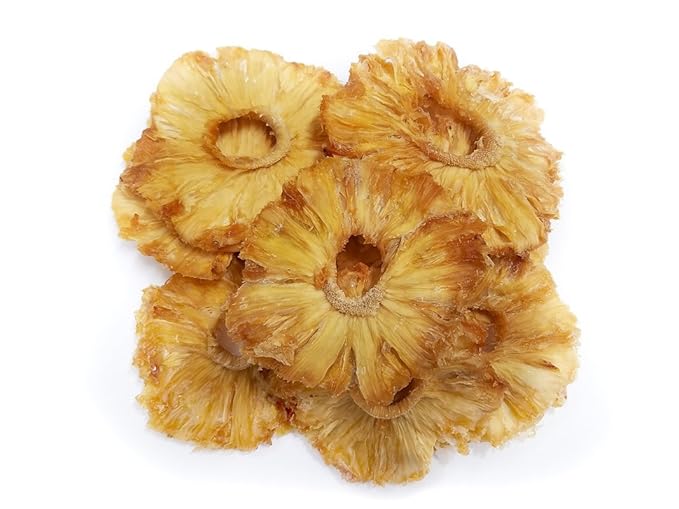 Food to Live Organic Dried Pineapple Rings 25 Pounds – Non-GMO Flavorful Chewy Fruit Snack Vegan Unsulfured No Sugar Added Bulk Great Addition to Desserts Cakes and Pies