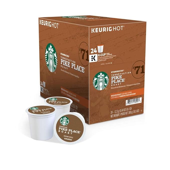 Starbucks Starbucks Pike Place Roast Coffee K-Cup Pods 3.15 Ounce