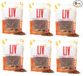 Liv Gourmet Peanut Butter Cacao Granola - 8oz (Pack of 6) | Healthy Nutrient-Dense Snack Breakfast Cereal | 1:1 Nut-to-Oat Ratio | Non-GMO Low Sugar Vegan | Organic Oats No Artificial Ingredients