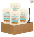 Penne Pasta Noodles – 4x Rummo Penne-Rigate-Pasta 12 oz Bundle with Nylon Slotted Spoon – GlutenFree Italian Pasta Tubes for Sauces &amp Everyday Cooking – Gift Set (5 Items)