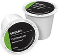 Amazon Brand - Solimo Medium Roast Coffee Pods Colombian Compatible with Keurig 2.0 K-Cup Brewers 100 Count