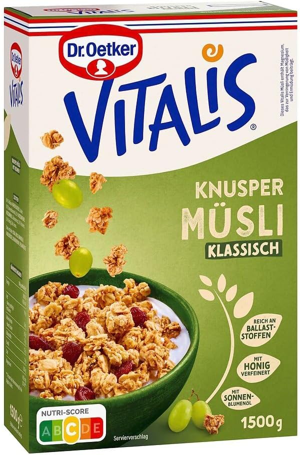 JCKEL Vitalis Crunchy Granola with Honey 3.3 lb