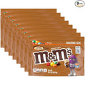 M&ampM'S Caramel Cold Brew Chocolate Candy Sharing Size Resealable Bag 9.05 oz Pack of 8
