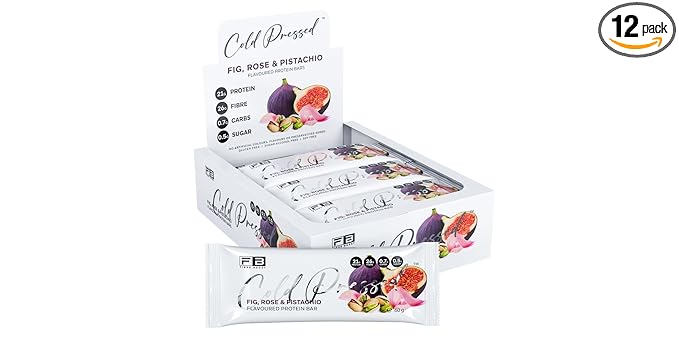 Fibre Boost Cold Pressed Fig Rose and Pistachio flavoured Protein Bar