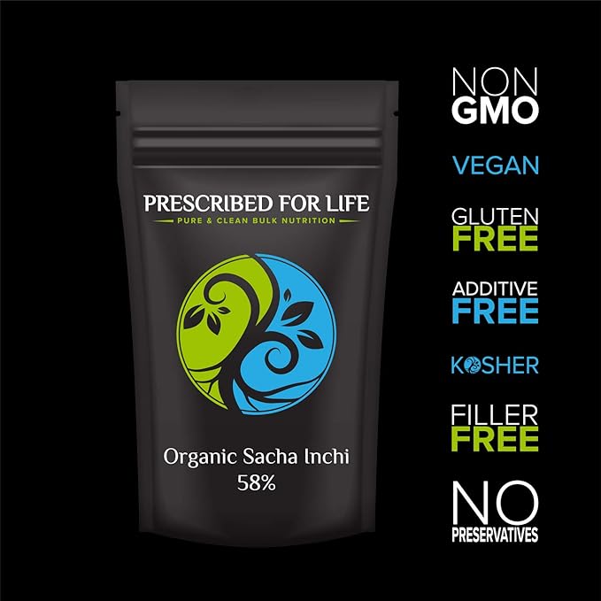 Prescribed for Life Sacha Inchi - Organic Soluble Protein Powder - 58% Seed Protein (Plukenetia volubilis L.) 5 kg