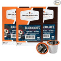 Fresh Roasted Coffee Blackbeard's Revenge Medium Roast 72 Pods for K Cup Brewers