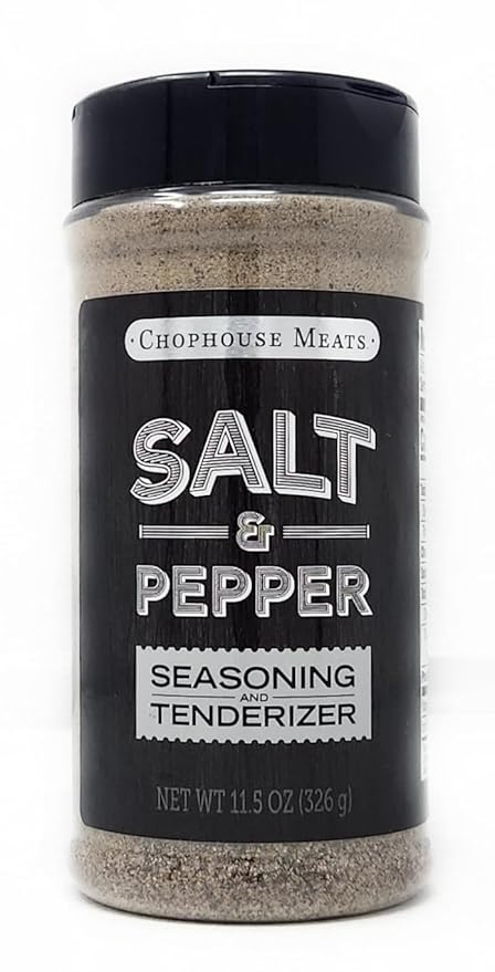 Barbecue Seasoning Chophouse Meats Bottle Spice Shaker (11.5oz Salt and Pepper)