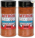 Myron Mixon BBQ Rub | Honey Money Cluck | Champion Pitmaster Recipe | Gluten-Free BBQ Seasoning MSG-Free USA Made | 12 Oz (Pack of 2)