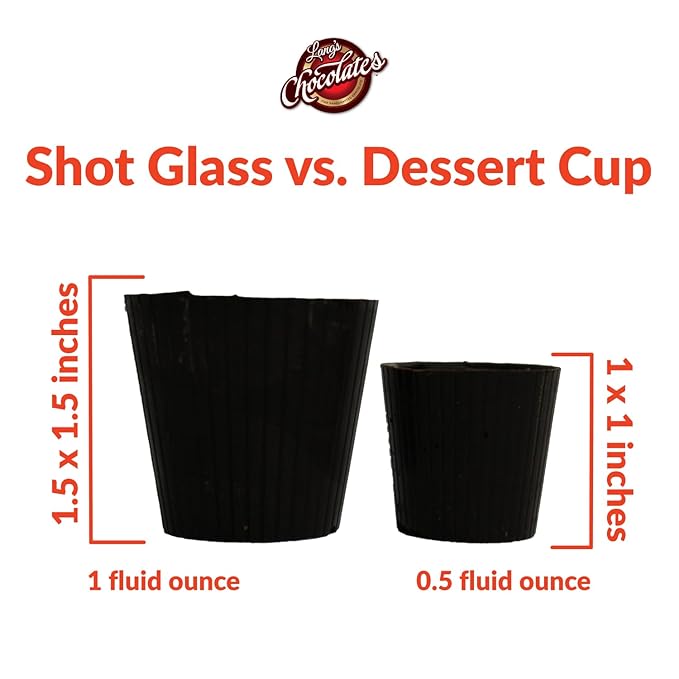Lang’s Chocolates – Dark Chocolate Cups – Dairy-Free Gluten-Free Kosher and Dairy Certified – Add Mousse Dessert or Liqueur – Perfect for Entertaining – 320 Count