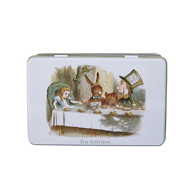 Alice In Wonderland Tea Tin with 100 English Teabag Selection
