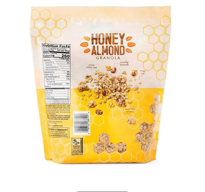 Honey Almond Granola 32 oz.(pack of 3)