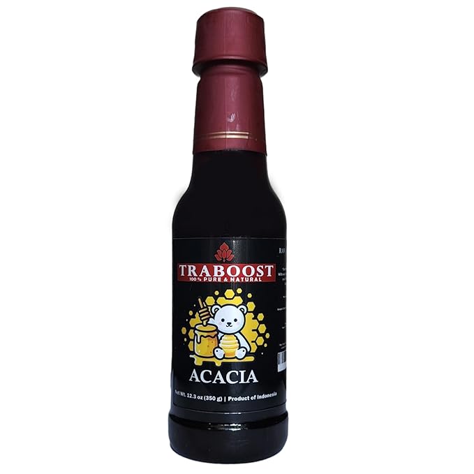 TraBoost Acacia Black Honey Jambi Indonesia Raw Pure Natural Premium Quality
