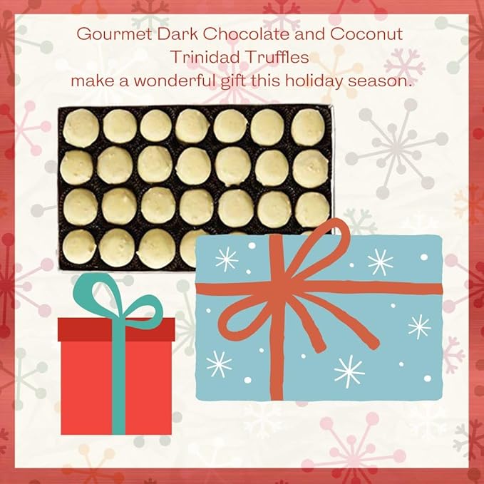 Premium Chocolates 16 Oz. Gift Box Great for Thanksgiving Christmas Gifts &amp Holiday Entertaining (Trinidads)