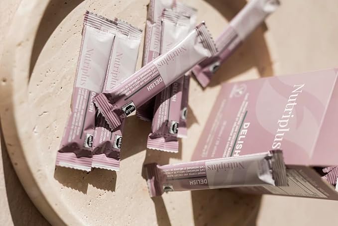 FARMASi Nutriplus Chicory Root Instant Coffee Sticks Plant Based Low Caffeine Coffee Alternative Vegan Single Serve Travel Packets 16 Sticks