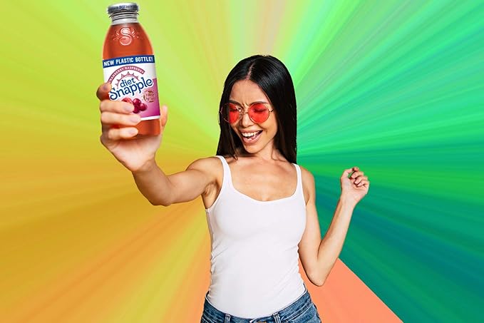 Diet Snapple - Diet Cranberry Raspberry - 16 oz (9 Plastic Bottles)