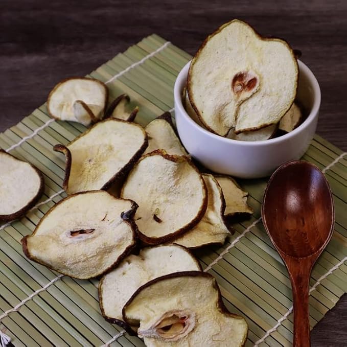 Royal Seafood USA Natural Sun Dried pear slices 450g -100% natural No sugar added Non-sulfurfor soupTea 特级无熏硫 雪梨干片 清香纯天然 清热润燥止咳