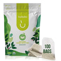 BALIBETOV Organic Unsmoked Yerba Mate Tea Bags – 100 Count Traditional Cut Clean Natural Energy Gluten-Free &amp Vegan Enjoy Hot or Cold