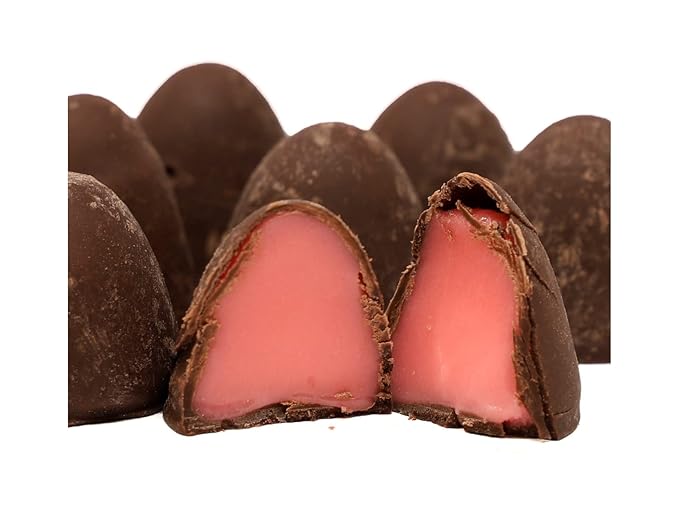 Chocolate Covered Creme Drops - 1.5 Lb Tub (Cherry Creme)