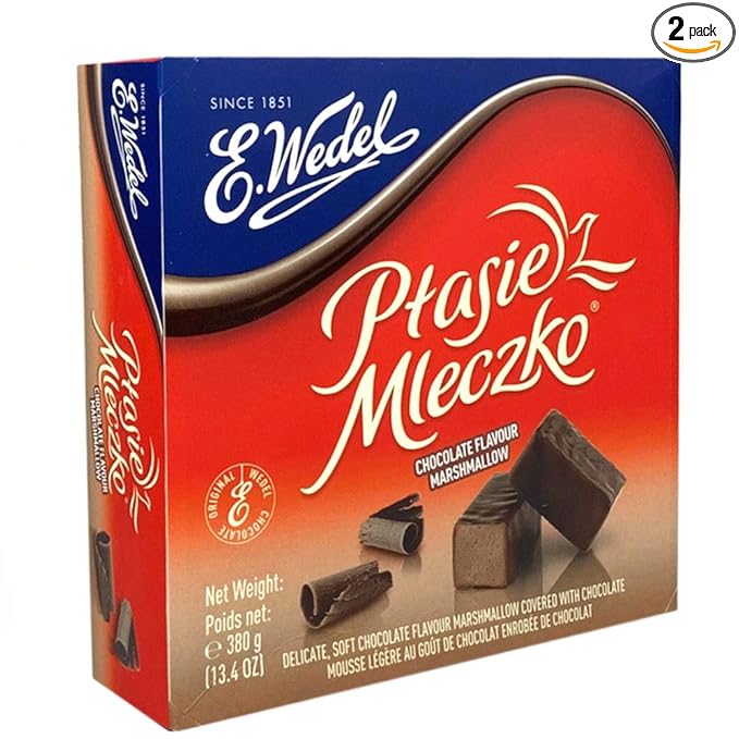 Chocolate Marshmellow Candy Polish Bird's Milk 380 g | 13.4 oz (pack of 2)