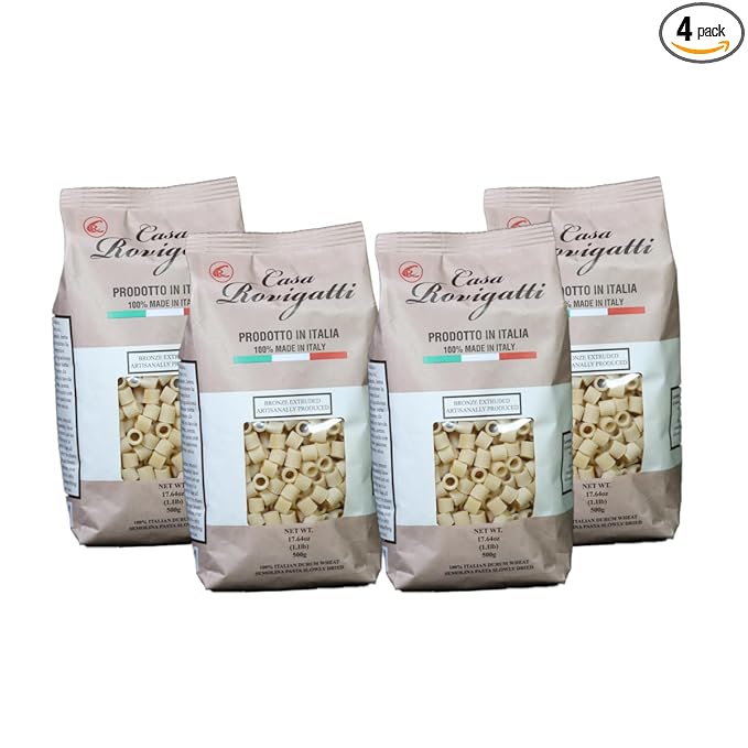 Casa Rovigatti Ditali Rigati Al Bronzo (4 pack)