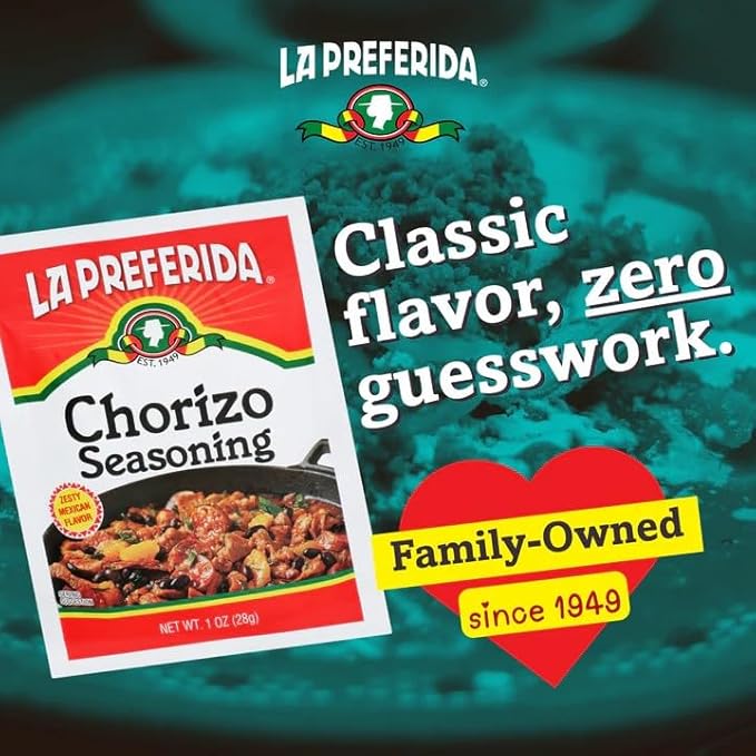 La Preferida Chorizo Seasoning 1 Oz (Pack of 12)