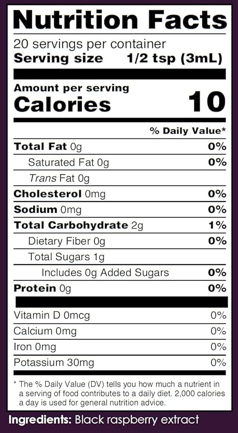 BerriHealth 100% Authentic Oregon Black Raspberry Extract - Made in The USA - 100 Grams - Gluten-Free Vegan Non-GMO