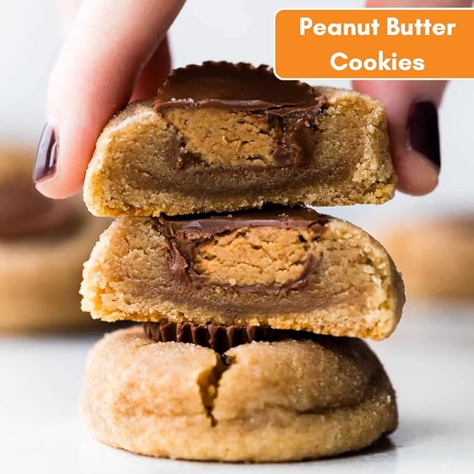 CandyKrave Resees Sugar Cookie Milk Chocolate Candy- (2lb 55 Pieces) Bulk Snack Size Resees Easter Chocolate candy - Individually wrapped PeanutButter candy for Easter Bithday Party &amp Other Ocass