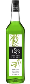 1883 Tarragon Syrup for Drinks Made in France 1 Liter Glass Bottle