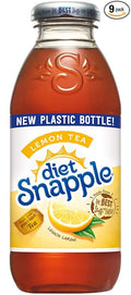 Diet Snapple - Diet Lemon Tea - 16 oz (9 Plastic Bottles)