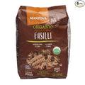 Mantova Italian Organic Whole Wheat Fusilli Pasta - 100% Durum Semolina Organic Whole Wheat Fusilli - 16 Oz - Product Of Italy Package May Vary 1 Pound (Pack of 6)