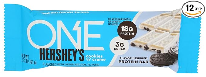 Onebar Bar Protein Cookies and Cream 60 g (Pack of 12)