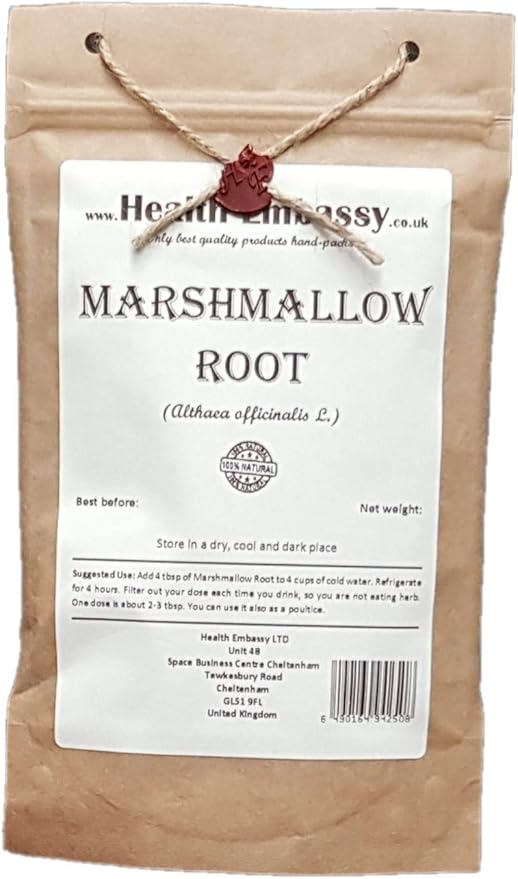Health Embassy Marshmallow Root | Althaea officinalis L | Herbal Tea (50g)