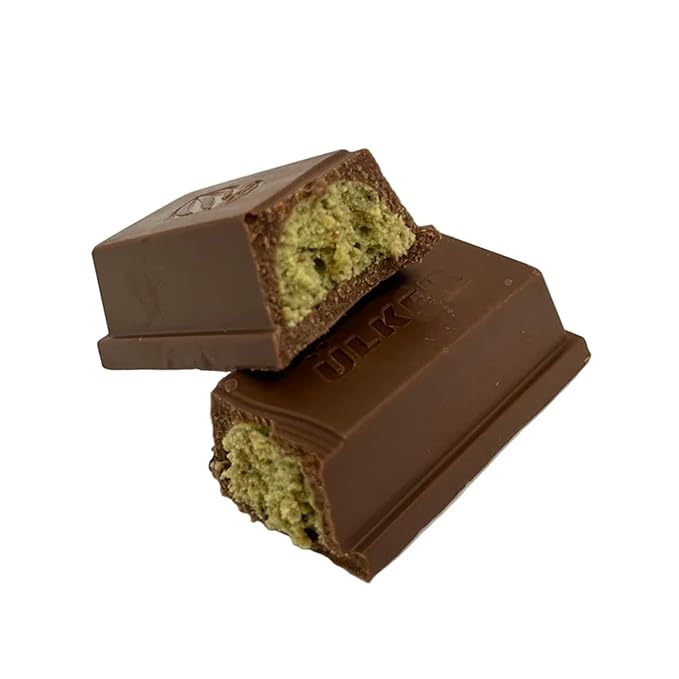 12-Pack Mini Dubai Chocolate Bars with Pistachio – Milk Chocolate 35 g (1.23 oz) Each