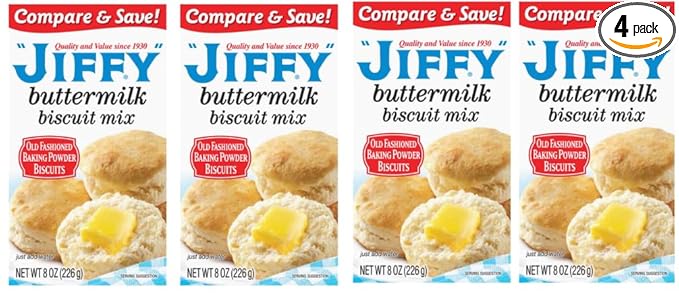 Pack Of 4 Buttermilk Biscuit Mix 8 oz