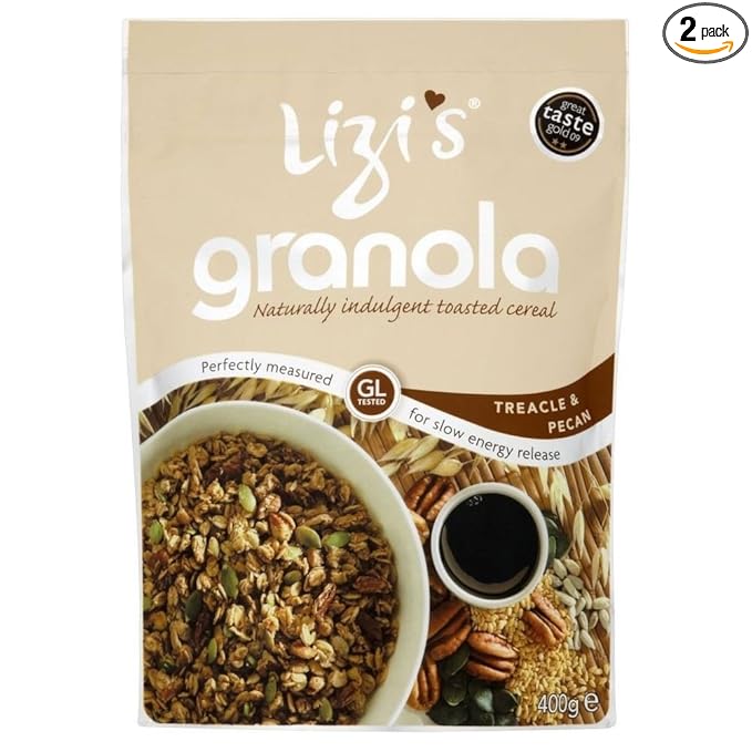 Lizi's Treacle &amp Pecan Granola (400g) - Pack of 2