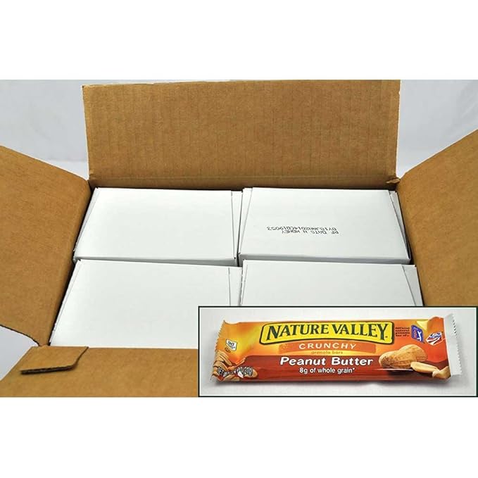 General Mills Peanut Butter Nature Valley Crunchy Granola Bar 144 Case .74 Ounce