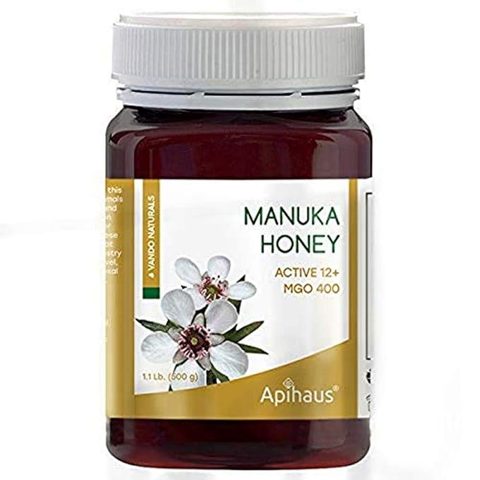 Apihaus MANUKA HONEY MGO 400 ACTIVE 12+ 1.1 LB Amber