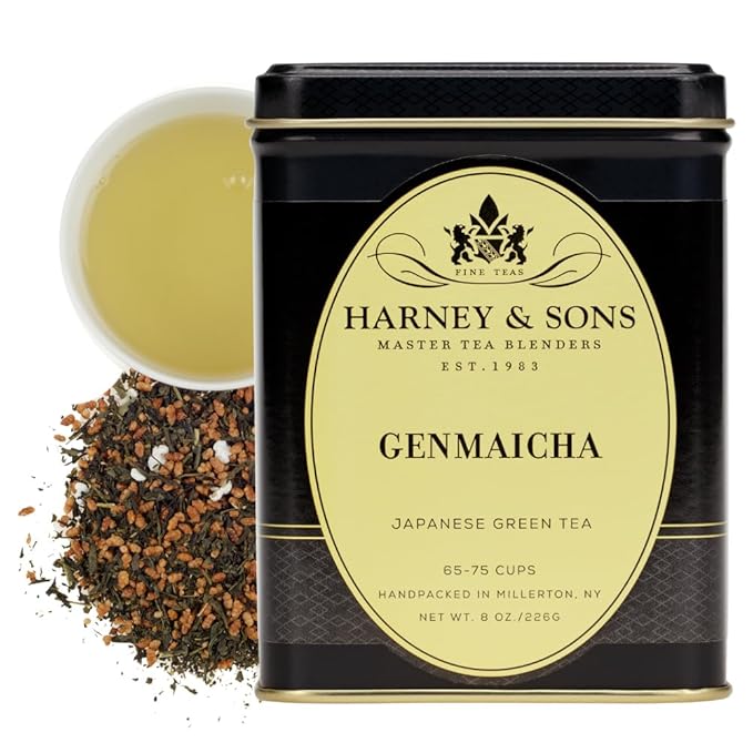 Harney &amp Sons Genmaicha Tea | 8 oz Loose Leaf Tea