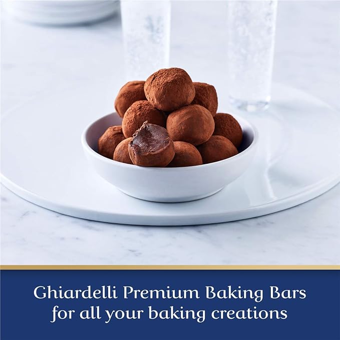 Ghirardelli Chocolate Baking Bar Semi-Sweet Chocolate 4-Ounce Bars (Pack of 6)