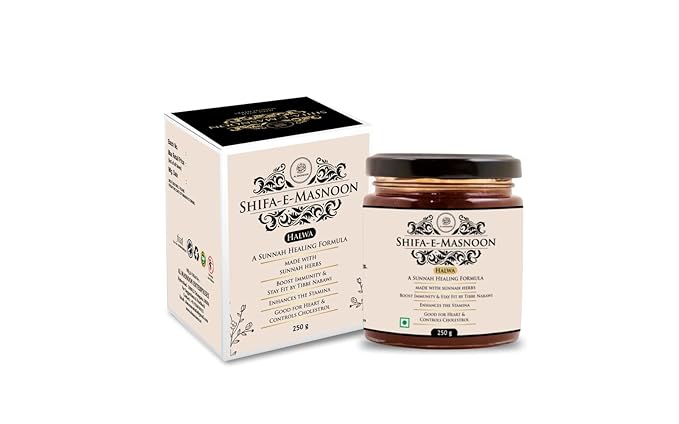AL MASNOON Shifa-E-Masnoon Paste 250G (Pack of 1) Made with Pure HoneyAjwa Dates &amp Sunnah Herbs