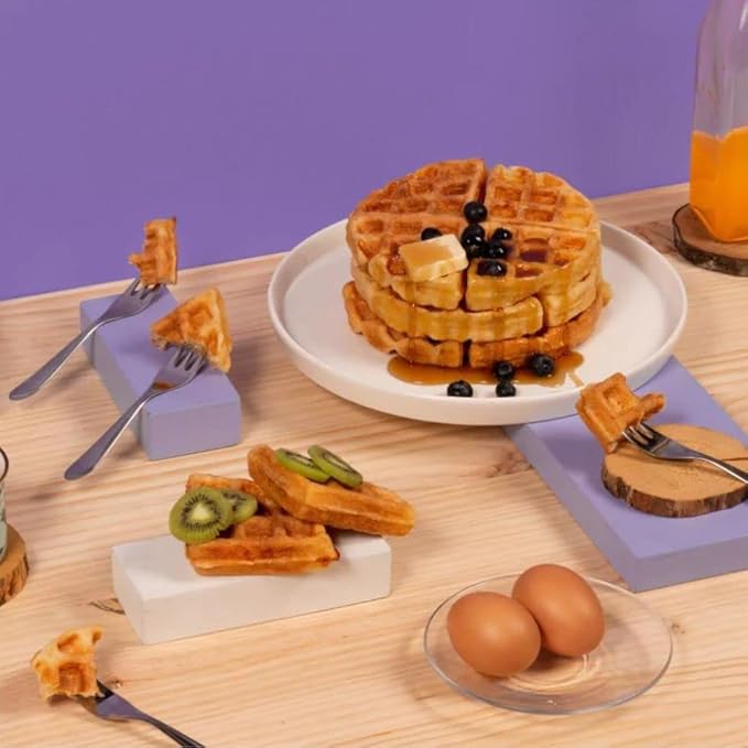 Almojabana &amp Pandeyuca Alcaguete Waffles (2 pack) Cheese bread &amp Cassava bread Cheese waffle Gluten Free &amp no added sugar Works with Waffle Maker Alcaguete Waffles Alcahuete Waffles