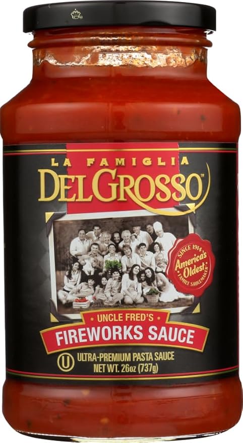 La Famiglia Delgrosso Sauce Pasta Fireworks