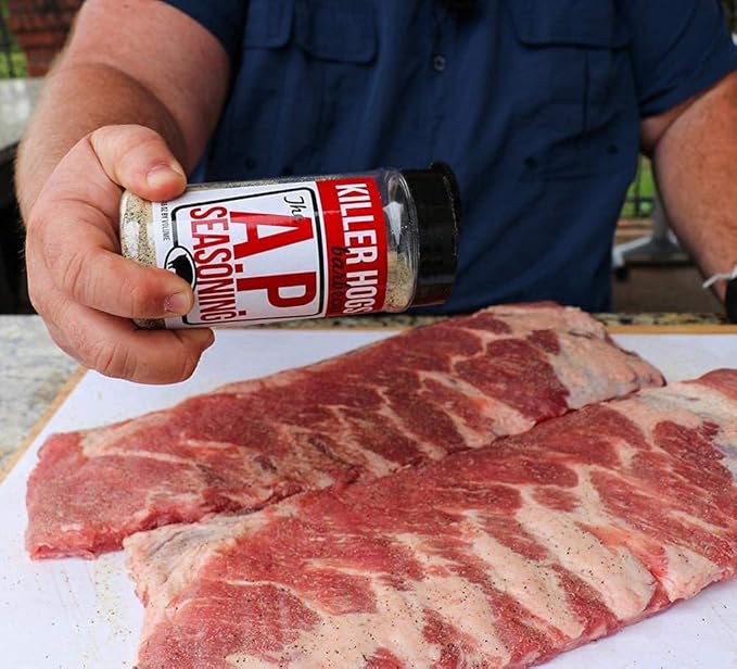 Killer Hogs AP Seasoning Championship BBQ and Grill All Purpose Dry Rub for Beef Steak Burgers Pork and Chicken Salt Pepper Garlic 5 lb Bag