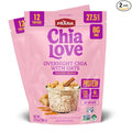 Chialove Overnight Chia with Oats Golden Maple 12g of protein Low Sugar Rich in Fiber Vegan Gluten-free Non-GMO Ready to Eat Breakfast - 27.5 oz Bags - 2 Pack