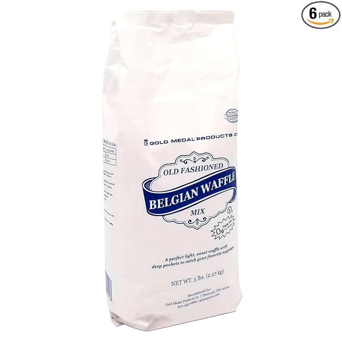 Old-Fashioned Belgian Waffle Mix 5 lb. (Case of 6)