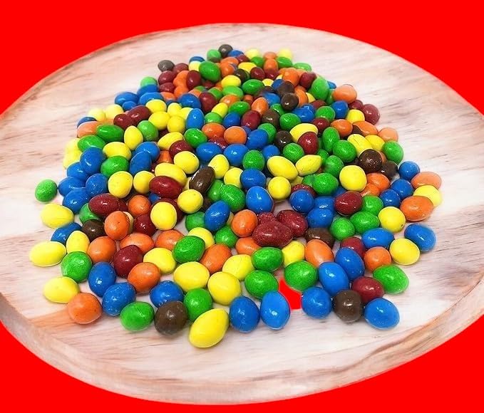 Klub Bulk Peanut MM-1.5 lbs Chocolate Coated Peanut Candy Dipped American Candy Bulk Pantry Party Size Resealable Wholesale Bag (24 Oz)